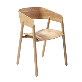 Mava Wooden Chair Oak by Punt